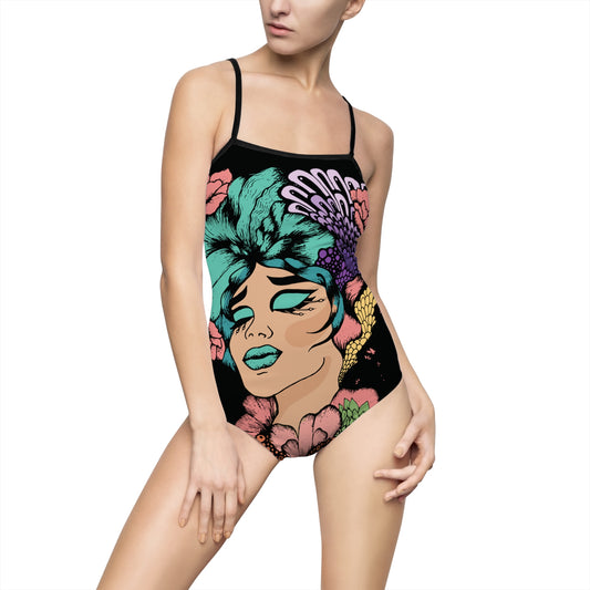 Women's floral_woman Swimsuit